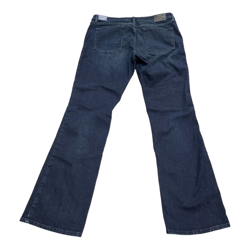Lucky Brand Lolita Boot Cut Mid Rise Curvy Fit Jeans Dark Blue Size 14/32 - Picture 2 of 6